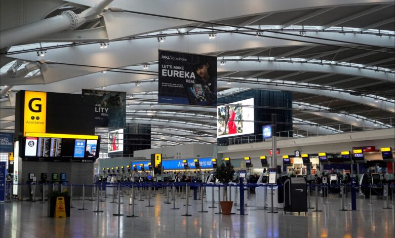 Lapangan terbang Heathrow ditutup