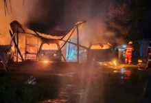 2 maut selepas terperangkap dalam kebakaran