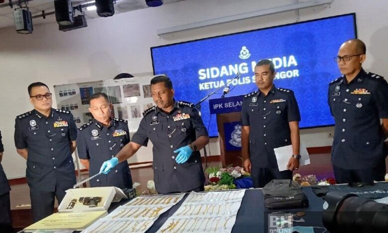 Suspek samun kedai emas disahkan anggota polis bantuan, guna senjata api syarikat bertugas - Ketua Polis Selangor