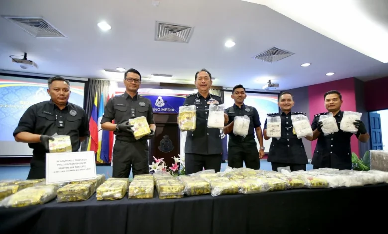 Polis Sabah rampas dadah RM3.2 juta, tahan dua 'transporter' di Penampang
