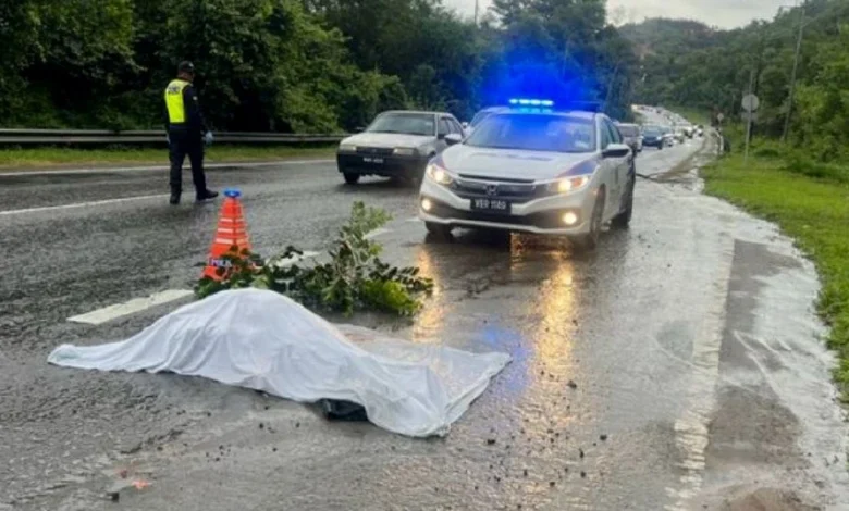 Penunggang motosikal maut kemalangan langgar lari