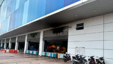 Dapur medan selera Pasaraya Mydin Seremban 2 terbakar