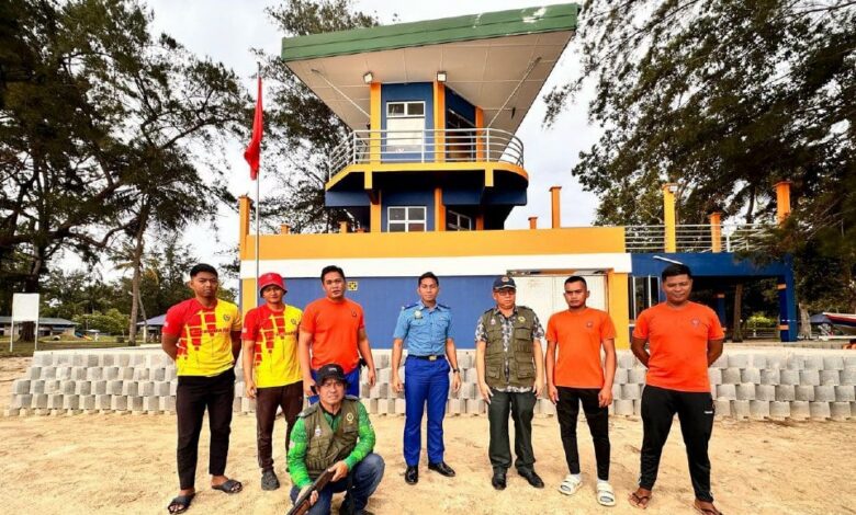 Buaya 1.2m dari Sungai Petagas ditembak di Pantai Tanjung Aru