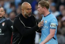 Pep sebak, De Bruyne disanjung sebagai legenda Etihad