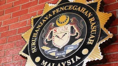 Lima ditahan disyaki terima suapan di Sandakan