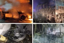 28 penumpang, pemandu terselamat bas ekspres terbakar di Taiping
