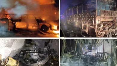 28 penumpang, pemandu terselamat bas ekspres terbakar di Taiping