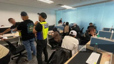 Ops Dadu: Polis serbu pusat panggilan judi dalam talian, 30 ditahan