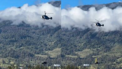 Hantar kereta baharu guna helikopter
