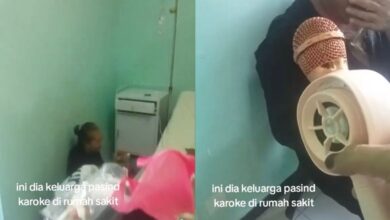 Keluarga pesakit adakan sesi karaoke di hospital