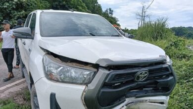 Pemuda maut motosikal bertembung pacuan empat roda di Jalan KB-KT