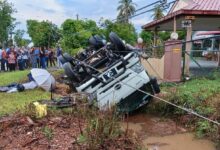 Penunggang basikal maut dihempap lori