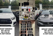 Polis tumpas kumpulan curi kenderaan mewah di beberapa negeri