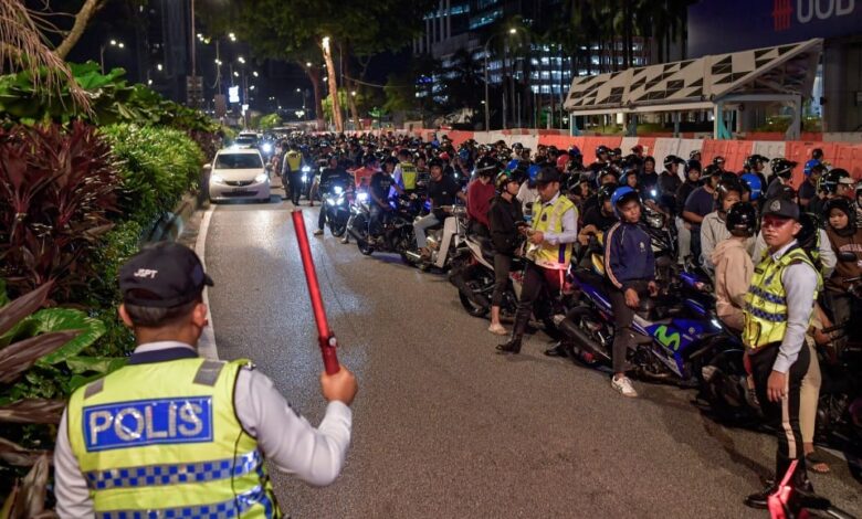 1,300 motosikal diperiksa dalam Op Samseng Jalanan di ibu negara