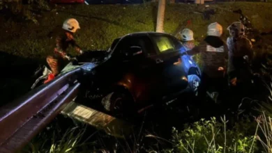 Dua maut, termasuk penunggang basikal nahas babitkan 3 kenderaan