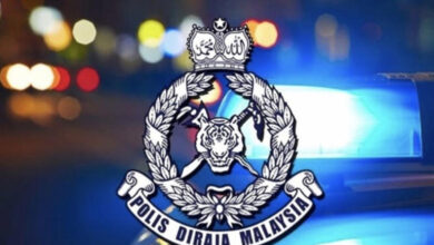 ﻿﻿Melaka police share image to raise awareness of night shift dangers