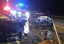 Pemandu kereta maut tersepit