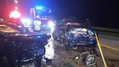 Pemandu kereta maut tersepit