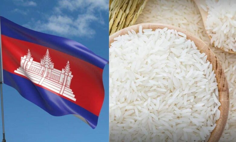 Beras Kemboja tetapi dilabel dari Thailand dijual di pasaran China
