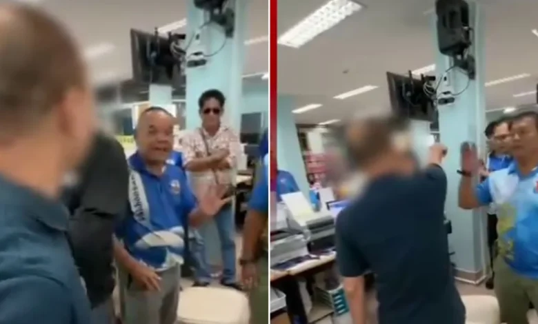 Pegawai kanan polis tumbuk muka penolong ketua daerah