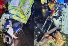 Dua penunggang motosikal maut kemalangan