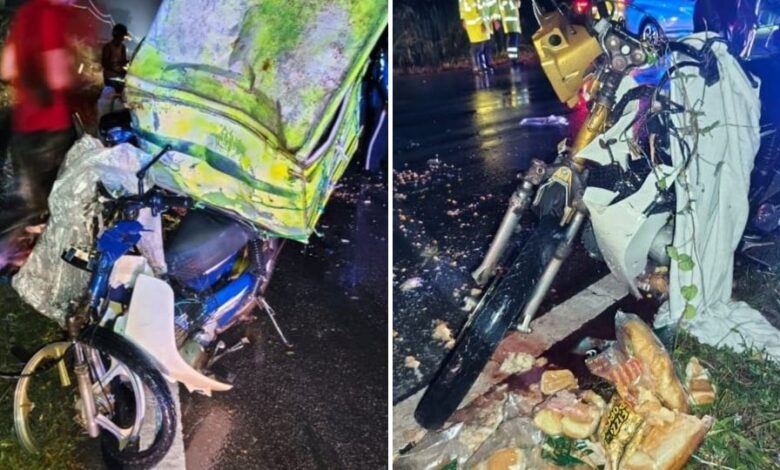 Dua penunggang motosikal maut kemalangan