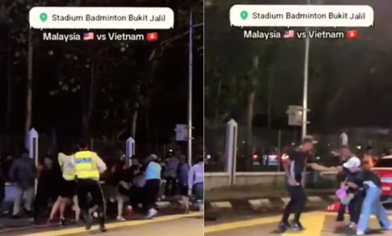 5 lelaki bergaduh selepas perlawanan Malaysia, Vietnam ditahan