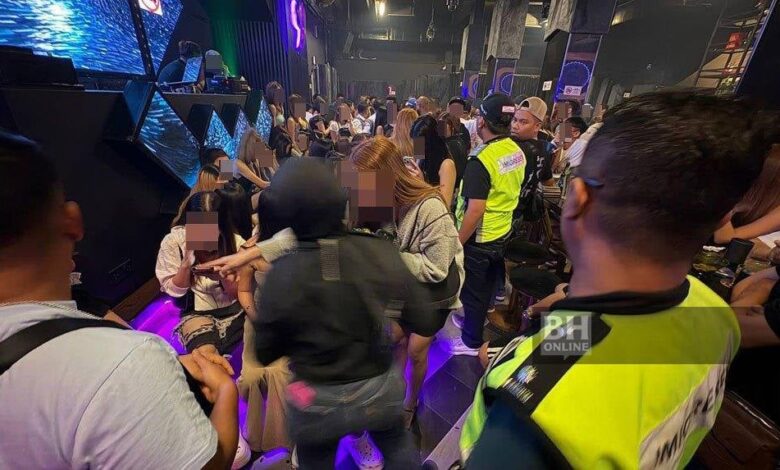 85 GRO warga asing ditahan di enam pusat hiburan sekitar Kuantan