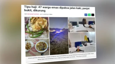 Laporan BH Online semalam.