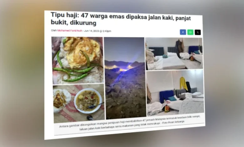 Laporan BH Online semalam.