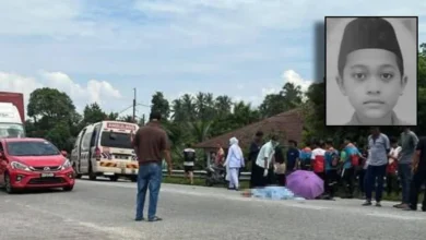 Pelajar Tingkatan 5 maut langgar lori