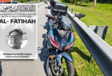 Pelajar kolej maut motosikal terbabas rempuh besi penghadang lebuh raya