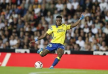 Pemain tengah Portugal, Dario Essugo, dari Sporting Lisbon.