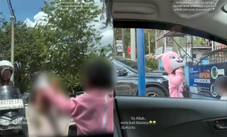 Ibu hantar 2 anak mengemis di jalanan