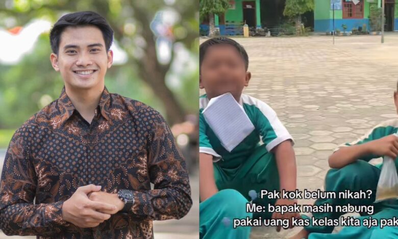 Murid suruh guru kacak kahwin guna duit kelas