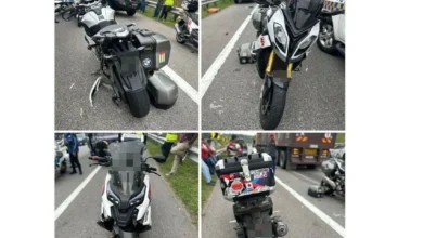 Penunggang motosikal berkuasa tinggi maut digilis treler