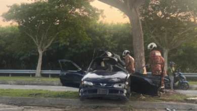 Wira rempuh pokok di Klebang, dua lelaki maut
