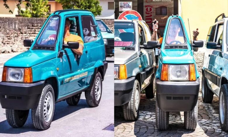 Lelaki cipta kereta paling nipis di dunia
