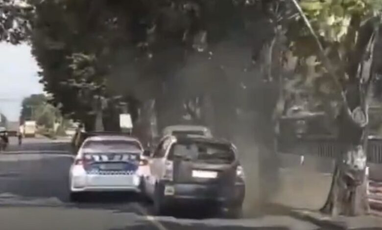 Bekas askar langgar kereta bawa ketua polis