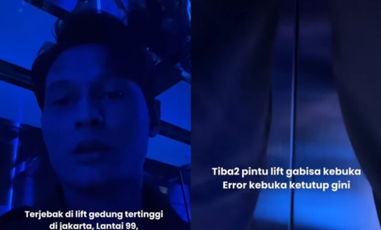 Macam Final Destination, lif tersekat di tingkat 99