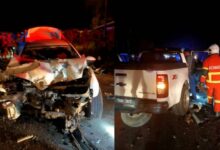 Seorang maut, 13 cedera dalam nahas tiga kenderaan di Machang