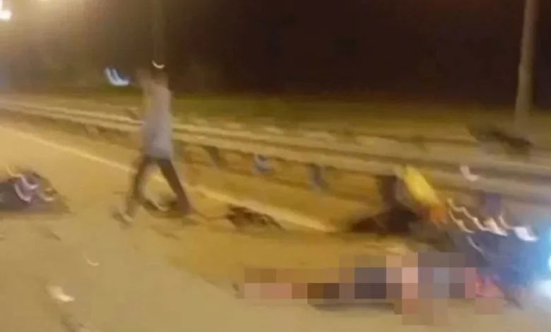 Dua maut, dua parah dipercayai berlumba motosikal di SKVE