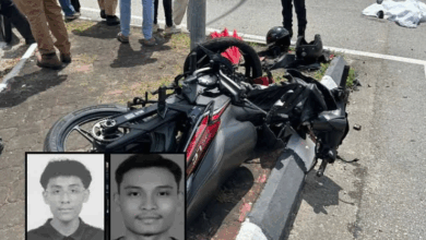 Two UnIPSAS students die in Jalan Gambang crash