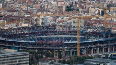 Barca tunda kembali kepulangan ke Camp Nou