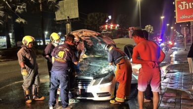 Kereta mewah pegawai kanan polis terbakar ketika pulang ke rumah