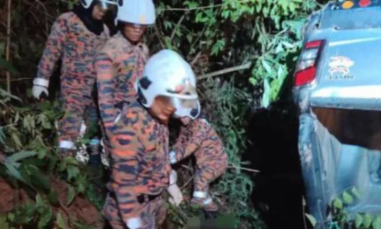 Warga emas maut dihempap kenderaan terbalik