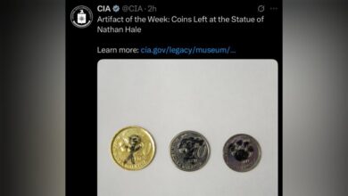 Apa motif CIA kongsi gambar 3 keping syiling Malaysia?