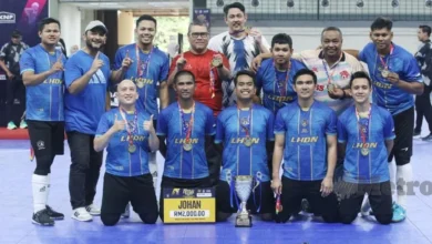 LHDNM dinobat juara kejohanan futsal antara jabatan