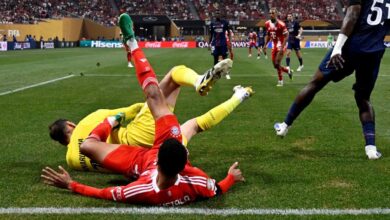 Musiala patah tulang betis, Kompany 'naik angin'