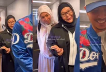 Erma Fatima Pegang Tangan Amira Othman [VIDEO]